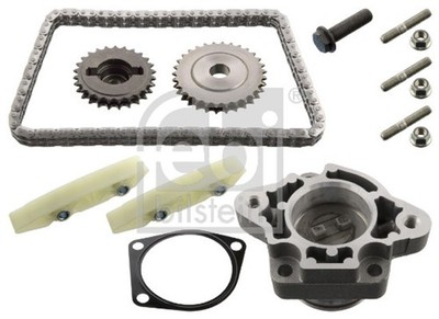 FEBI BILSTEIN Kettensatz Ölpumpenantrieb Full Kit 102386 für IVECO DAILY 4 3 Cab