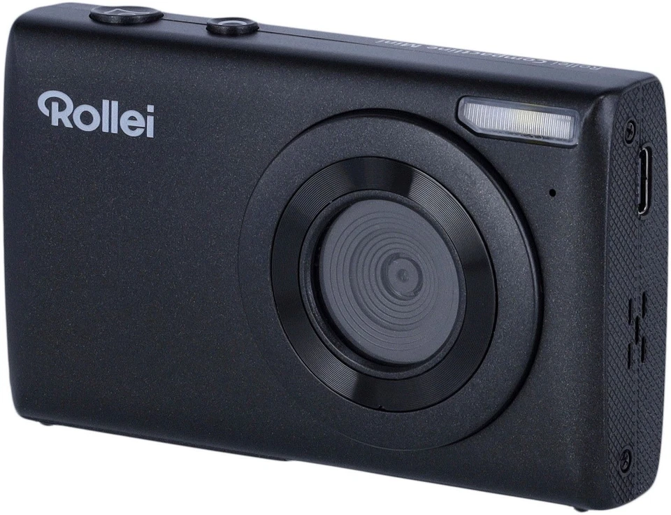 ROLLEI Kompaktkamera Compactline Mini 64MP 4K UHD 18x Zoom Schwarz B-WARE - Bild 3 von 4