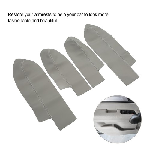 (grey) Door Panel Armrest Lid Door Panel Armrest Cover Wear Resistance - Picture 5 of 12