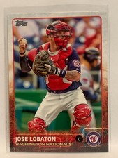 #476 Jose Lobaton Washington Nationals 2015 Topps Series two Baseball Card