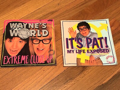 Wayne's World Extreme Close-Up PLUS It's Pat My Life Exposed -SNL- FREE SHIPPING