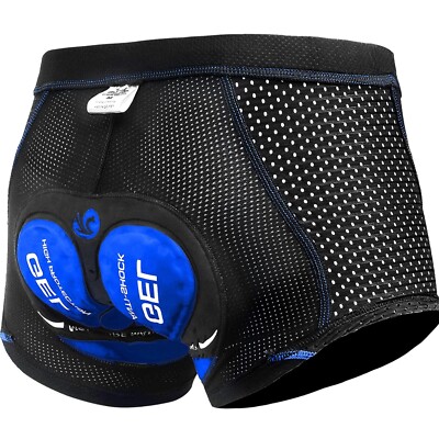 Leichte 5D Gepolsterte Radlerhose Herren - Atmungsaktive MTB Unterwäsche XL