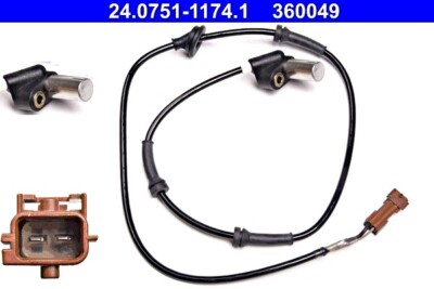ATE ABS Speed Sensor For SAAB 9000 4647038