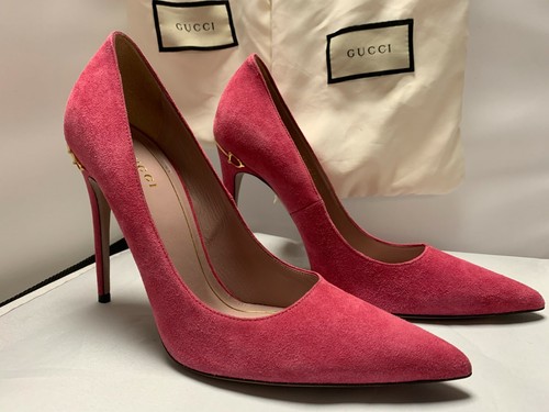 Scarpette Gucci in Pelle Rosa taglia 39.5 IT - 23519207