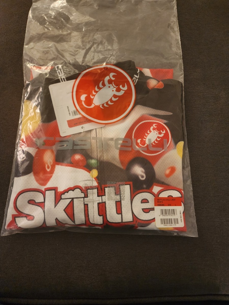 Supreme Castelli Skittles Cycling Jersey Full Zip Mens Large Supreme Castelli Skittles Cycling Jersey Full Zip Mens Large