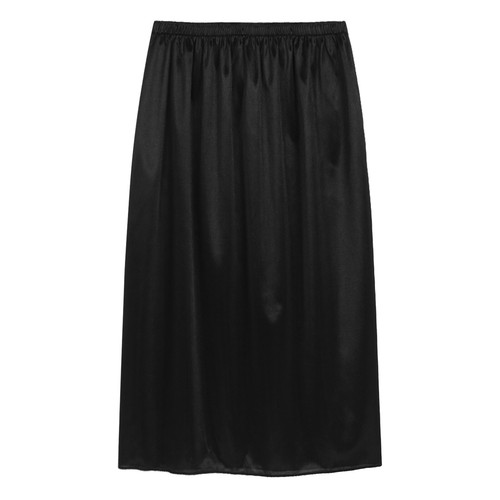 Women's Half Slip Underskirt Petticoat Lingerie Satin Skirt For Under Dresses - Picture 71 of 166