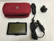 Garmin Nuvi 1490 LMT GPS Lifetime Maps 5 Dash Mount cords and Case Bundle