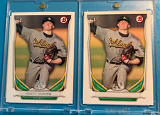[NO NAME ON FRONT - ERROR]  2014 BOWMAN DRAFT - BRETT GRAVES (RC) #DP73  {RARE}