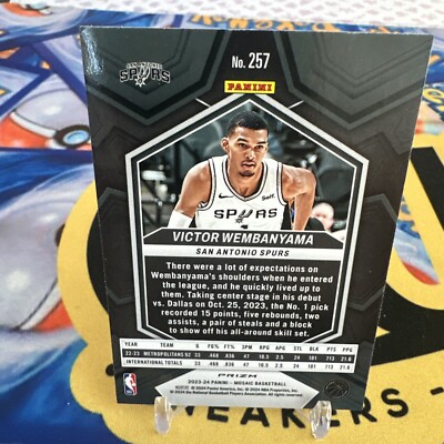 23-24 Mosaic Victor Wembanyama NBA Debut Silver Prizm Rookie | eBay