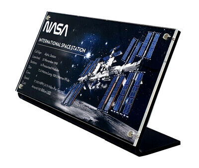 Details about   LED Display Case For LEGO 21321 International Space Station w/ theme background 