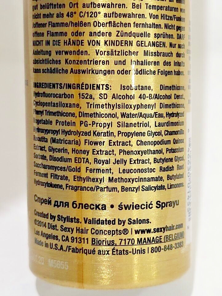 Sexy Hair Blonde Shining Star Spray 3.4 oz Enhancing Shine Chamomile Honey ✨