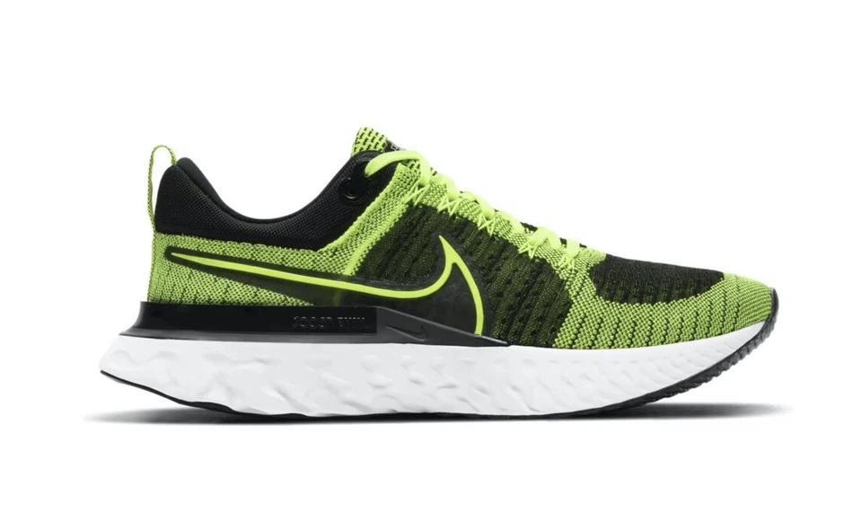 Nike react infinity run flyknit 2 Volt/Black 12.5 New With Box - Image 2 of 2
