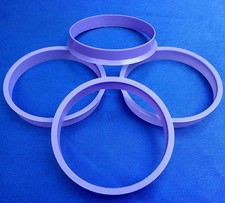 S80  4 Stück Zentrierringe 74,1 mm  72,6 mm  lila  Alufelgen  105