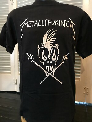 Rare Limited Print 1994 Metallica Metallifukinca Tour Shirt Size M 