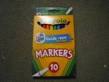 New ! 3 Boxes Crayola Classic Markers 10 Counts Nontoxic