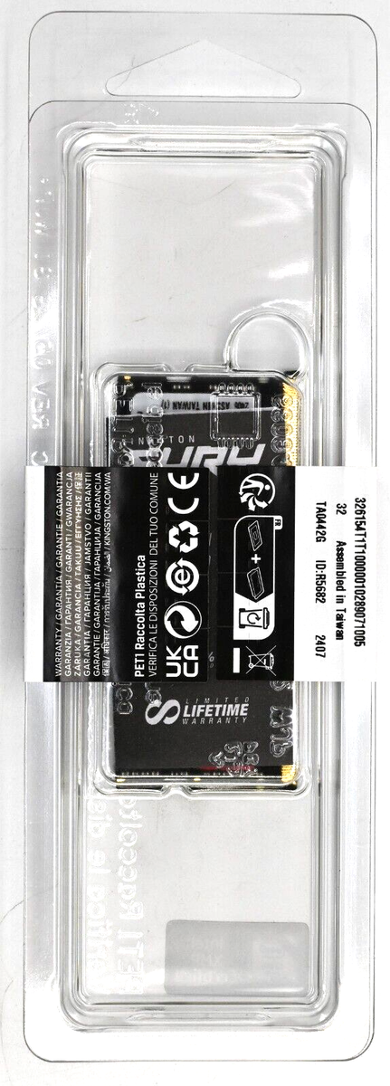 Kingston FURY Impact 16GB DDR5 4800MHz SODIMM Laptop Memory Module