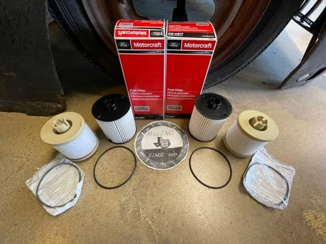(2) Filtro de combustível Motorcraft FD4617 Ford F350 F450 Super Duty 6.4 FD-4617 - Imagem 2 de 4