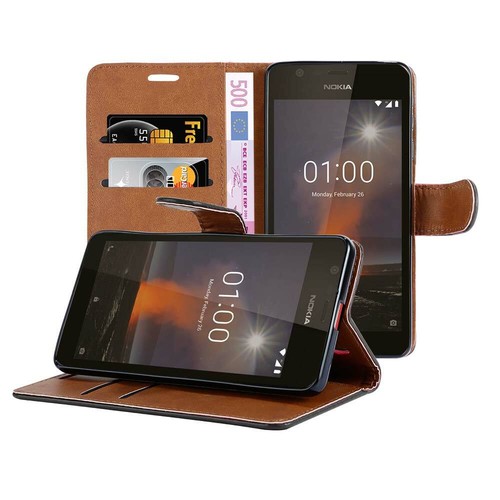 For Nokia 1 Plus Phone Case Leather Wallet Book Cover + Screen Protector - Picture 17 of 80