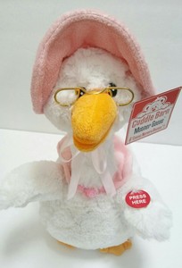 cuddle barn mother goose pink