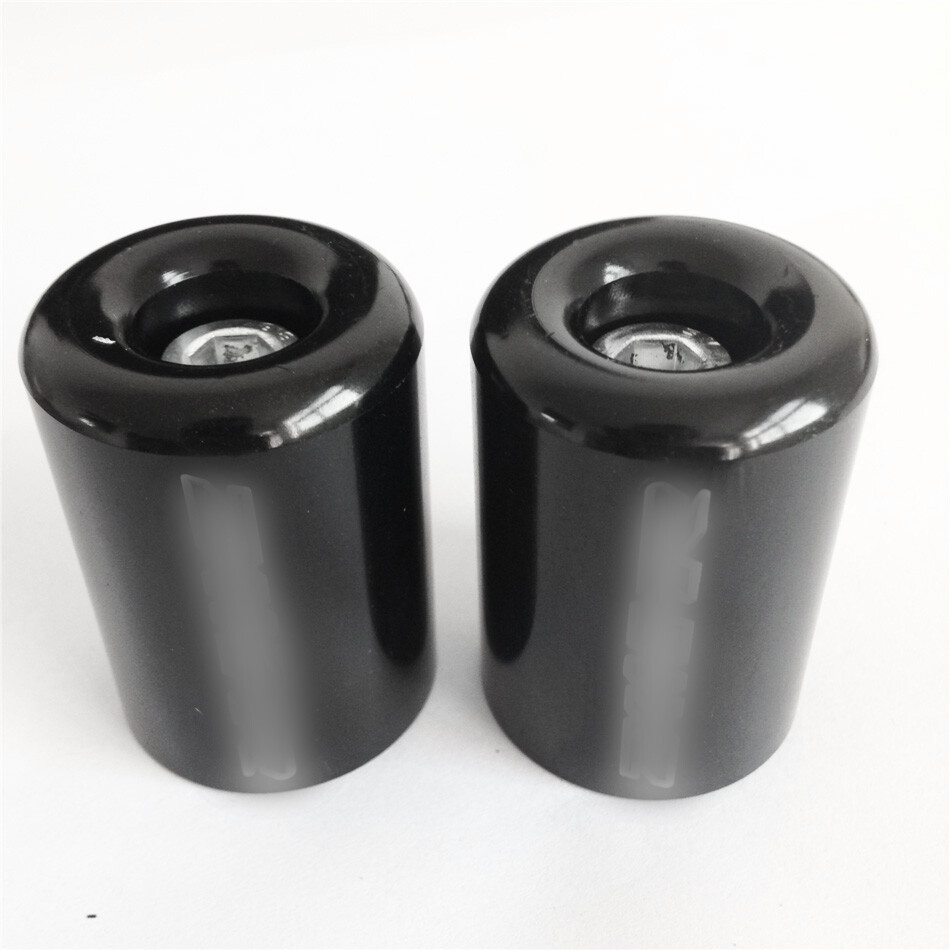 Black Motorcycle Hand Bar Ends For 2000-2005 Kawasaki Ninja ZX12R