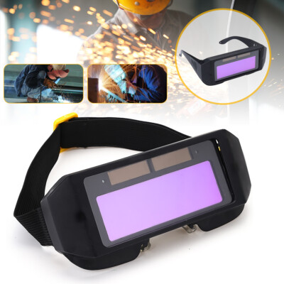 Welding Welder Glasses Mig Mask Solar Powered Auto Darkening Helmet Eyes Goggle