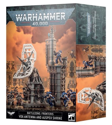 Warhammer 40.000 Battlezone Fronteris Vox Antenna and Auspex Shrine Gelände 40k