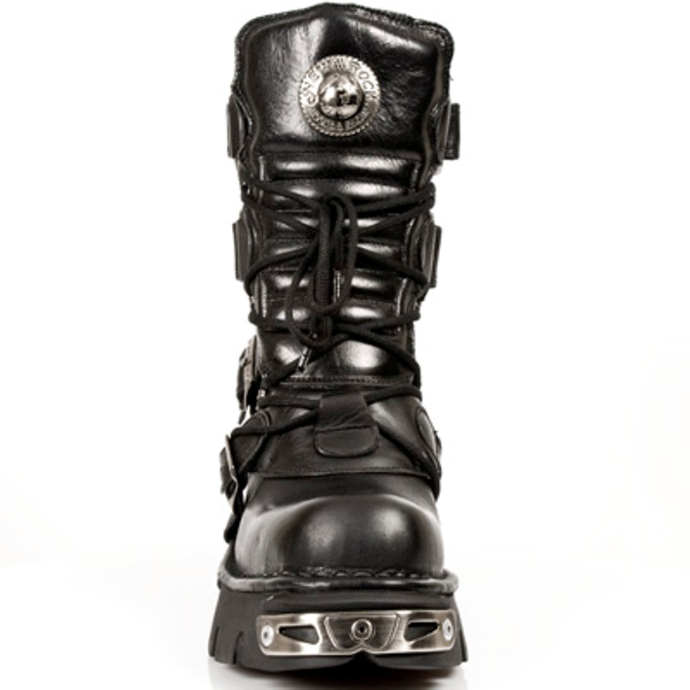 【送関込】NEWROCK 575-S1 ショートブーツ ブーティー NEWROCK New Rock Unisexo Botas 575 S1 Negro - Punk Gótico