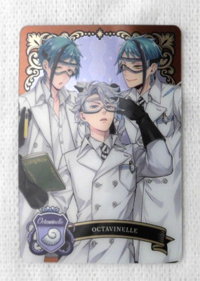 Disney Twisted Wonderland Plastic card Azul Ashengrotto Jade Floyd Leech P3-13 /