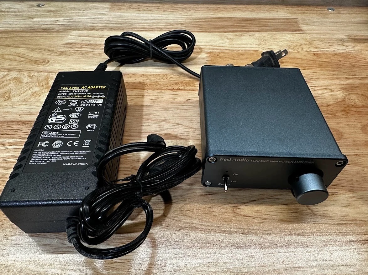 Home Stereo Audio Amplifier Mini Amp Fosi Audio TDA7498E 2 Channel
