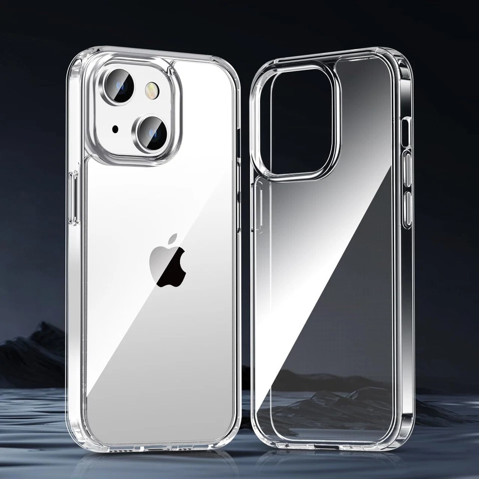 COVER CUSTODIA MASCHERINA TRASPARENTE PER IPHONE 16 15 14 13 12 11 PRO MAX Nuova - Immagine 4 di 4