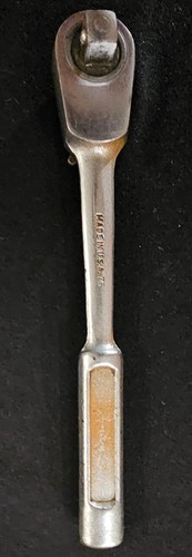 Husky USA #CB-41, 3/8" 7" Long Drive Ratchet Works Smooth Vintage And Rare - Picture 4 of 8