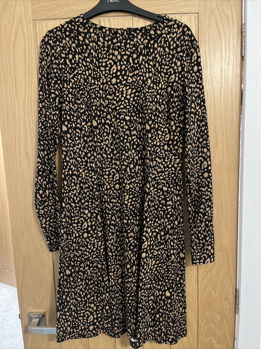 New look leopard top print skater dress