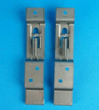 2 x Trailer Number Plate Holder Quick Release Spring Clips for Ifor Williams