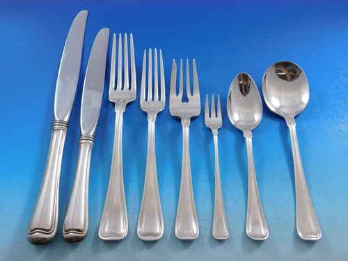 Old French by Gorham Sterling Silver Flatware Set for 12 Service 110 pcs Dinner
