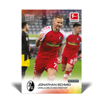 Topps Now Bundesliga 2020-21 - Card 121 - Jonathan Schmid - SC Freiburg