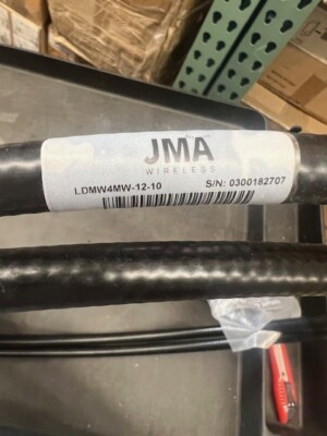 LDMW4MW-12-10 - JMA 10ft DIN Male to 4.3 Male Low PIM 1/2'' Annular Jumper w/ WP