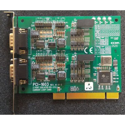 1PC used Advantech PCI-1603 REV.A1 current loop communication card #YP1