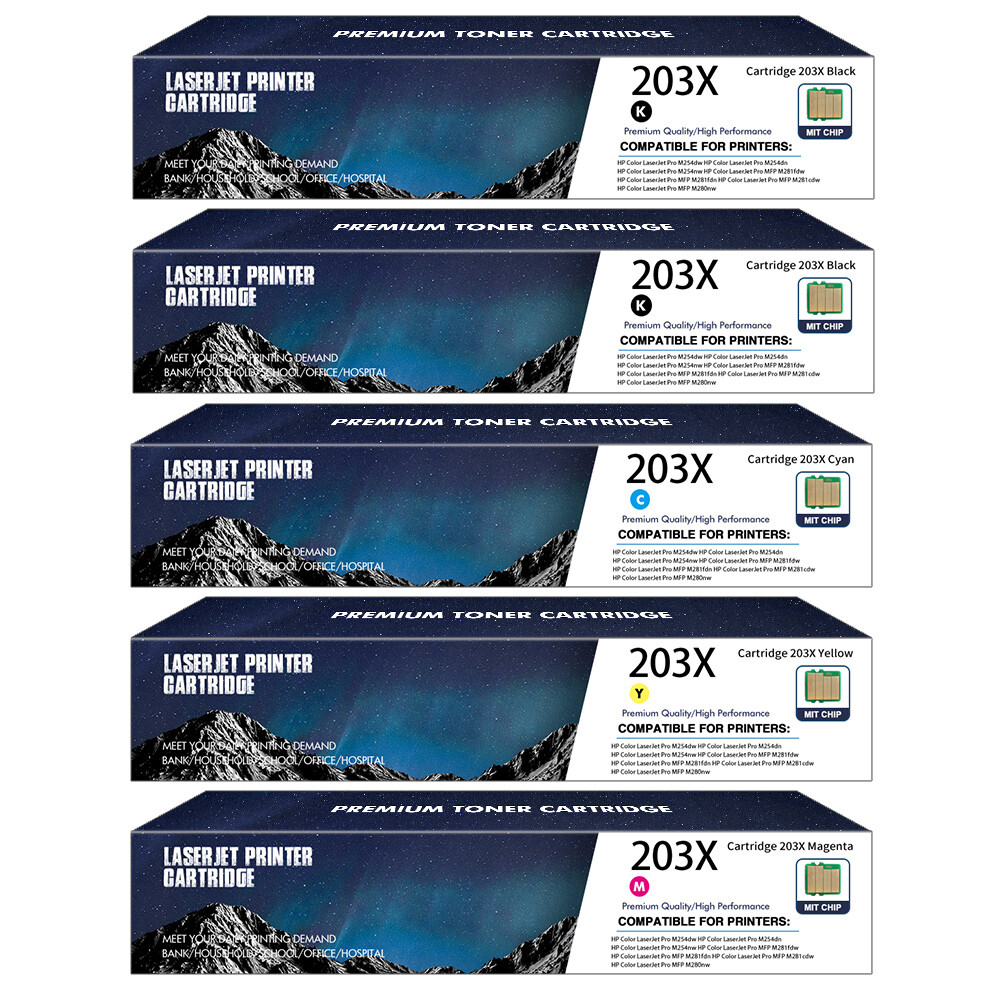 8x MWT ECO Patrone Für HP Color LaserJet CP-2024-N CP-2024-DN CP-2025-N