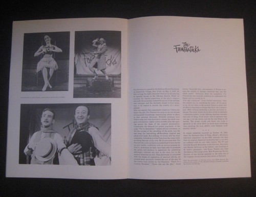 The Fantasticks Musical Program David Cryer Anne Kaye 1967 - Picture 7 of 11