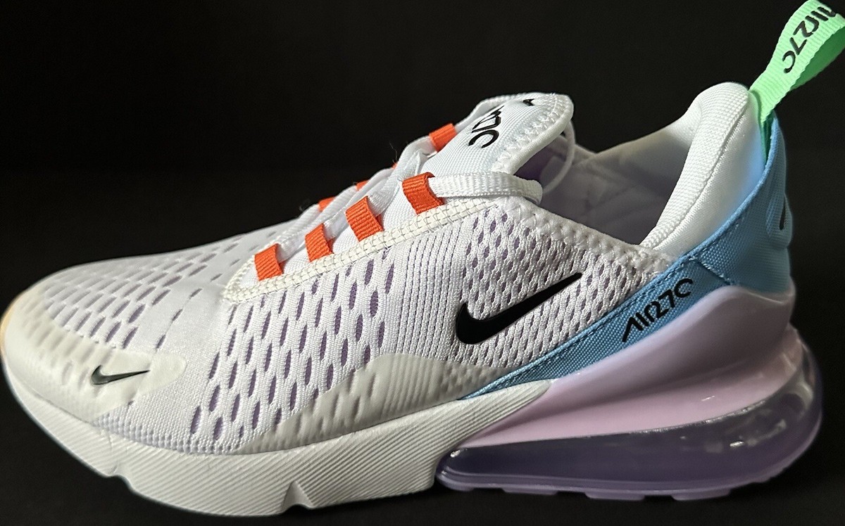 ナイキ Nike Air Max 270 Running Shoes White Lavender Purple Women Size