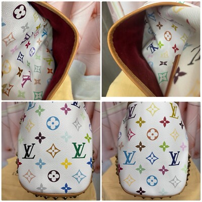 LOUIS VUITTON Chrissie Monogram Multicolor Canvas MM Hobo Bag