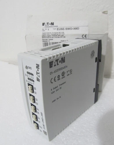 EATON EU5E-SWD-X8D - I/O module, SmartWire-DT, 24 V DC, 8DO-Trans, 0.5A in BOX