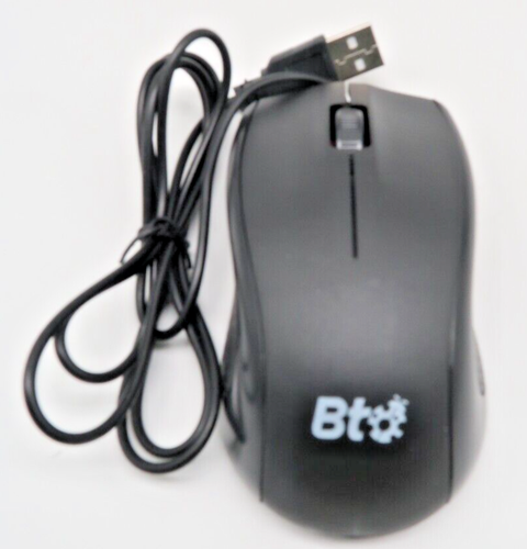 Bt M201 Wired Optical Mouse 1000 dpi Black 3 Button Open Box - Picture 4 of 5