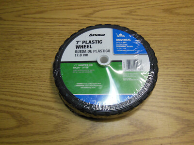Arnold Universal Rear Wheel Plastic For Lawn Mowers 7'' x 1.50'' 490-321-0002