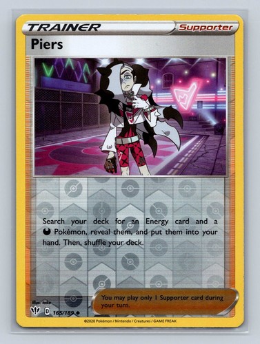 Piers 187/189 SWSH Darkness Ablaze Holo Full Art Ultra Rare