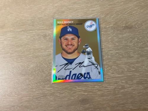 2023 Topps Chrome Platinum Anniversary Max Muncy Refractor #3 LA Dodgers