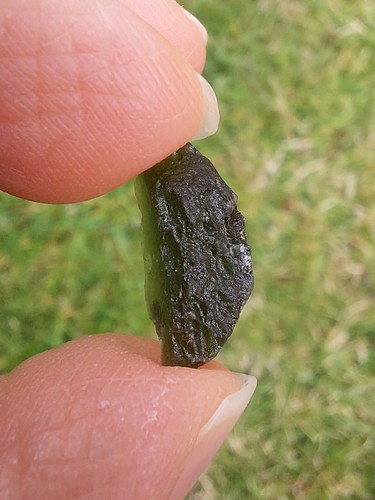 Genuine Moldavite Crystal tektite extraterrestrial 🟢1g🟢small piece - Picture 9 of 22