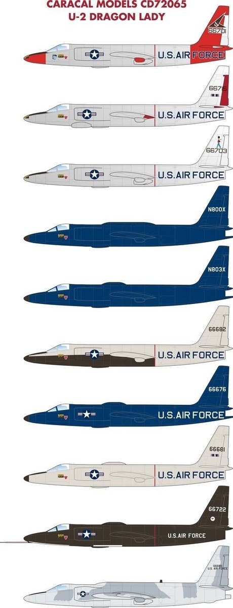 Caracal 1/72 decal CD72065 - U-2A/C Caracal 1/72 decal CD72065 - U-2A/C