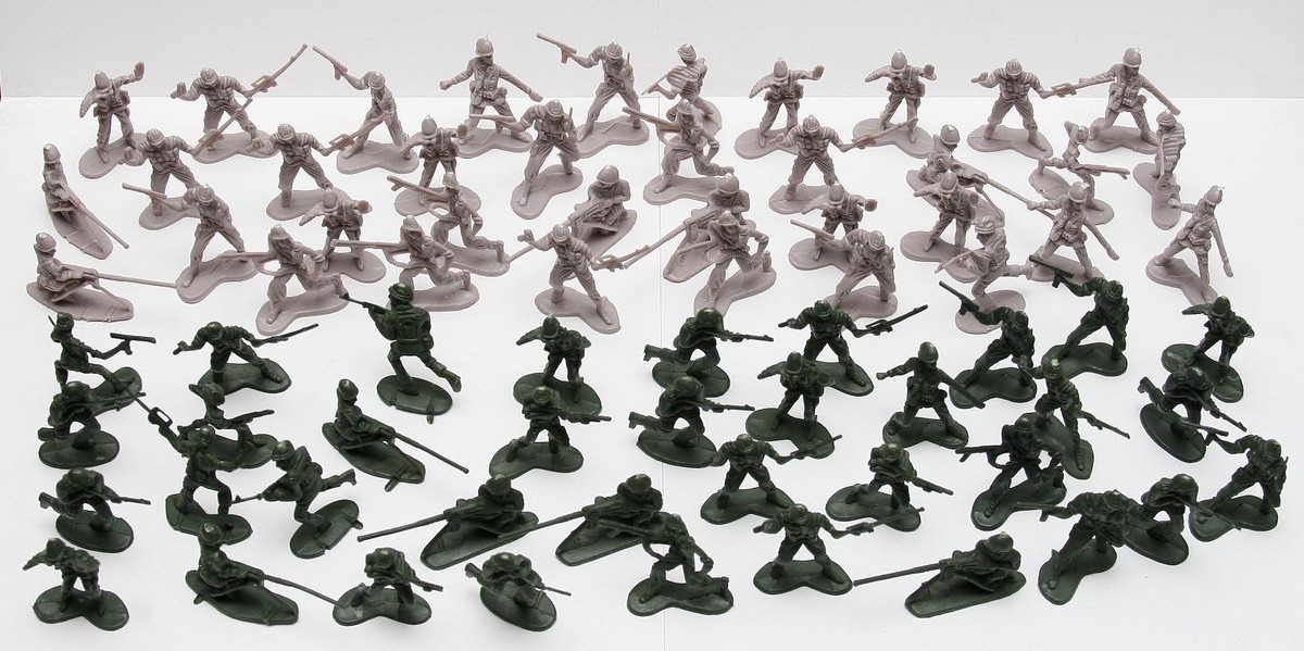 72 X ARMY MEN TOY SOLDIERS 1-3 4 for sale online | eBay