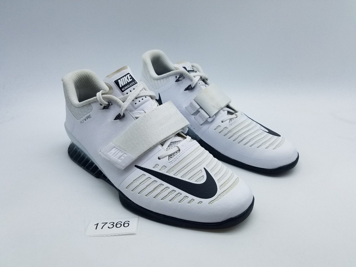 Nike Romaleos 3 Men's Size 10 Weightlifting Shoes White